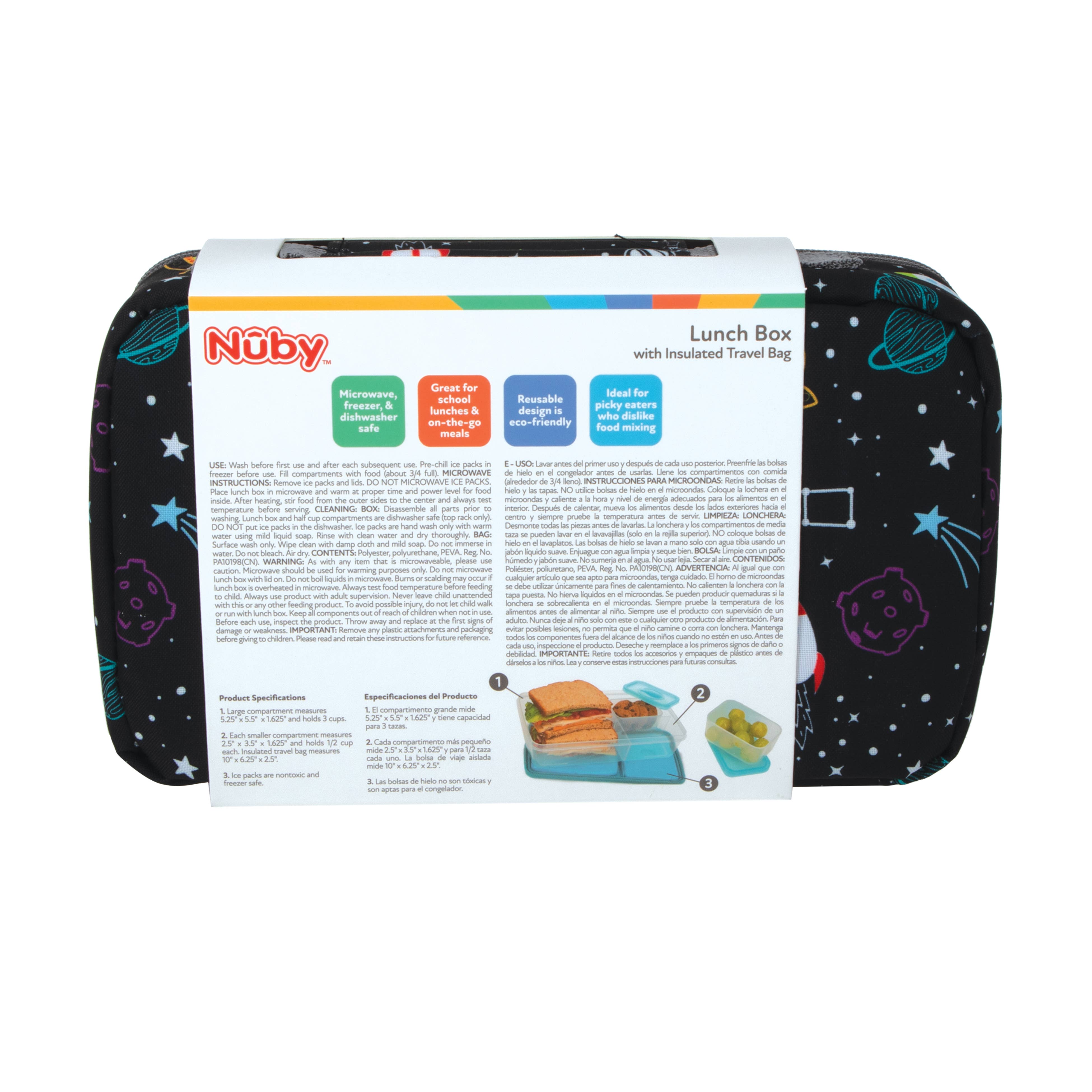 Nuby - Wholesale Lunch Bag/Box - Kids - Insulated Bento Lunch Box10