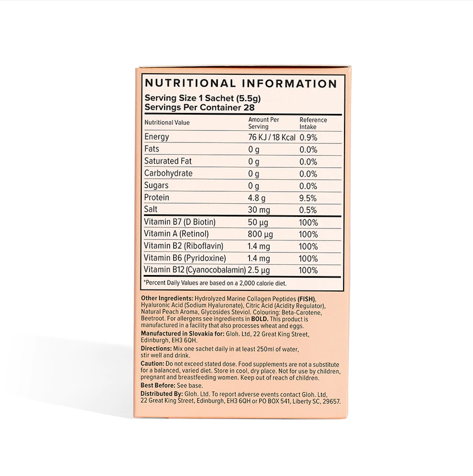 Gloh. - Vente Boisson diététique en poudre - Gloh. Beauty Powder, complément de collagène à boire pour une peau éclatante1