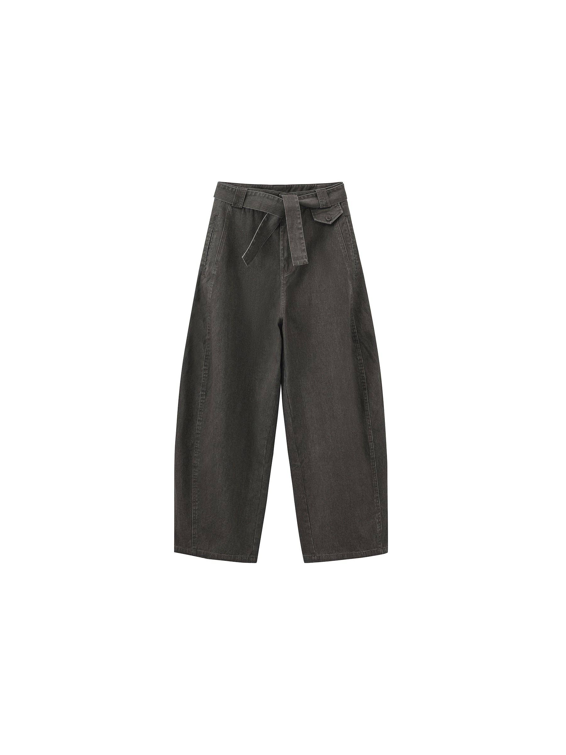 CUBIC - Vendita all'ingrosso Jeans - Donna - Pantaloni di jeans a gamba affusolata con cintura larga12