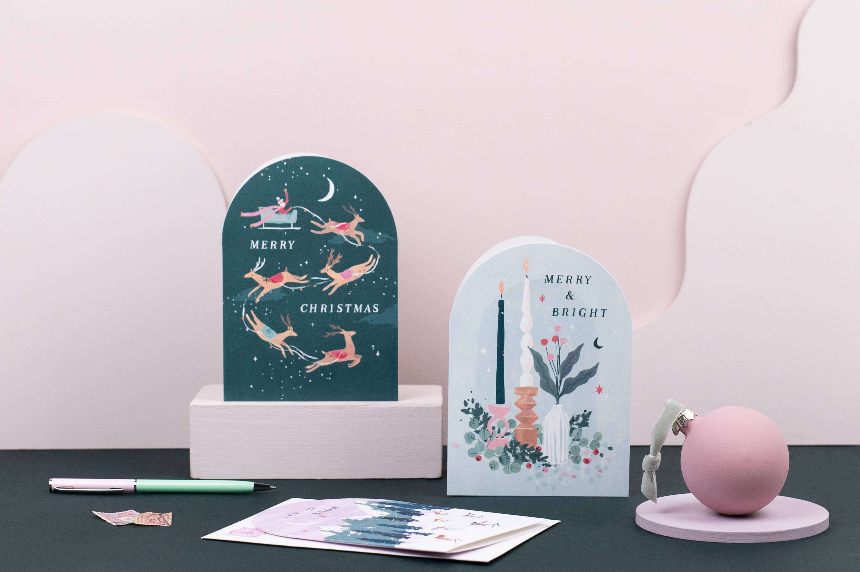 Sister Paper Co. - Wholesale Christmas Card - Reindeer Christmas Card | Holiday Cards | Seasonal Cards4