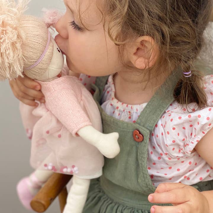 ThreadBear Design UK/EU - Wholesale Doll - Kids - ThreadBear Amelie Rag Doll - dressable rag doll 35cm2