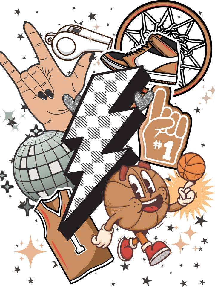 Crème douce T-shirt Basketball Cluster en vente sur Faire1