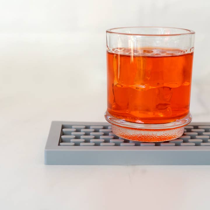 A Bar Above - Wholesale Bar Tool - Silicone Bar Mat - Thin (3.25x18"), Gray
