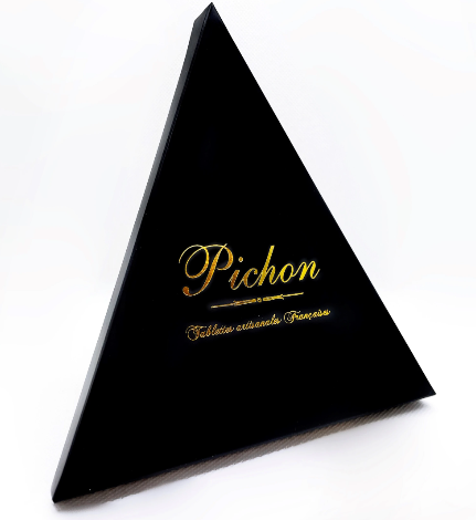 Chocolats PICHON - Wholesale Chocolate Bar - Passion Chocolate Triangle (black packaging)1