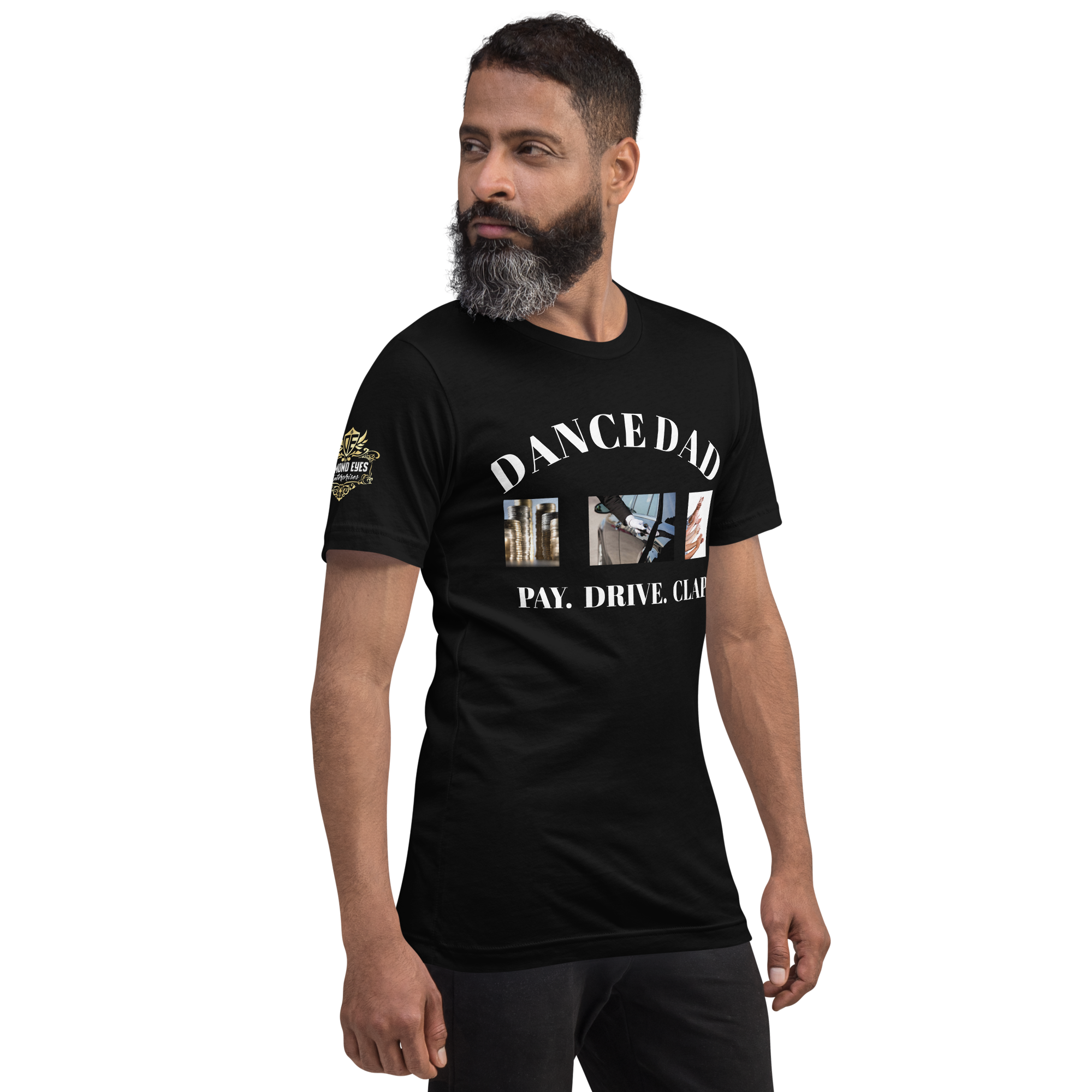 Diamond Eyes Enterprises - Wholesale Screen Printed T-Shirt - Men's - Dance Dad Shirt5