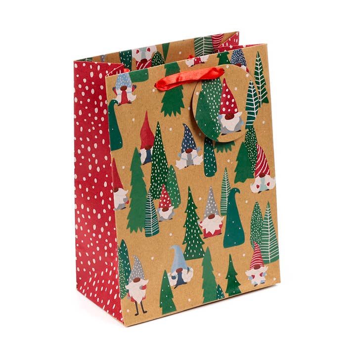 Christmas Jolly Gonks Bunch Gift Bag Medium for wholesale by Puckator EU