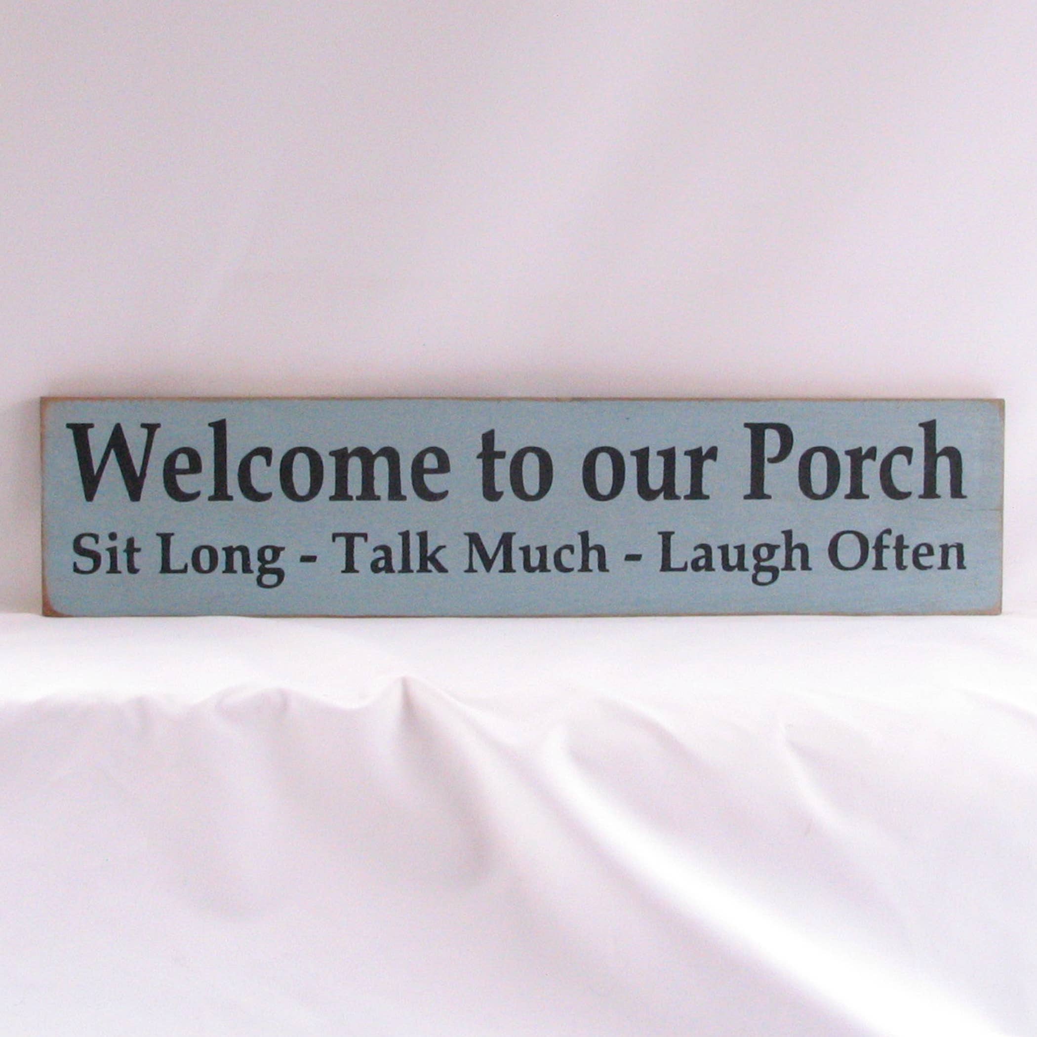 New Direction Crafters - Vendita all'ingrosso Cartelli - Cartello in legno Welcome to our Porch, Welcome to our Porch Distr4