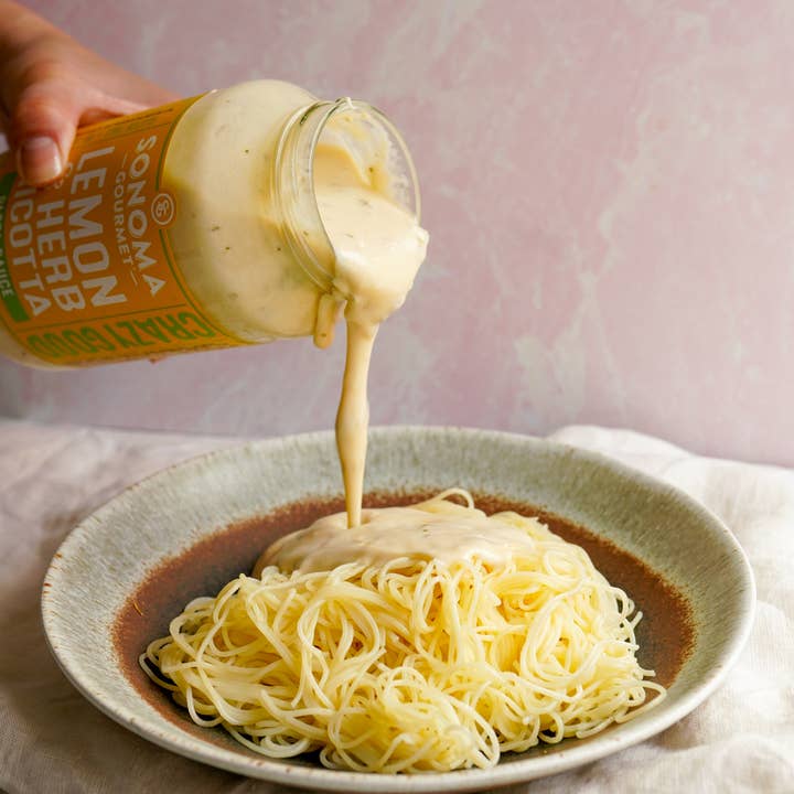 Sonoma Gourmet - Wholesale Pasta Sauce - Lemon & Herb Ricotta Pasta Sauce