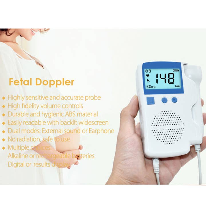 Vastmedic – wholesale Babymonitor – SpringBud FD-350B Fetal Doppler Hjärtslagsmätare3