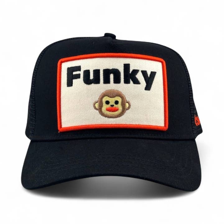 Funky Monkey Trucker - Black for wholesale by SOULBYRD