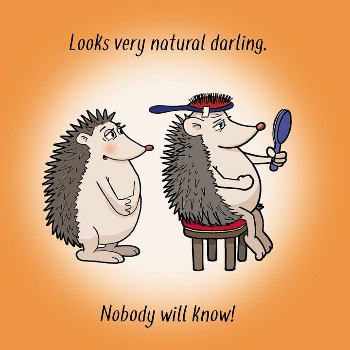 Looks Very Natural Darling - Funny Greeting Card for wholesale by Twizler Ltd