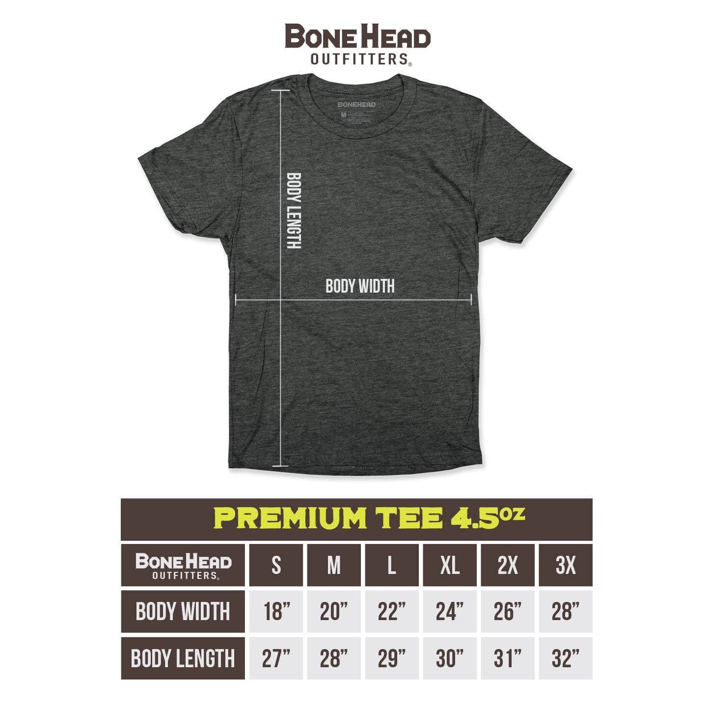 Bone Head Outfitters - Wholesale Screen Printed T-Shirt - Men's - Men's Bone Head Outfitters Crappie Day T-Shirt5