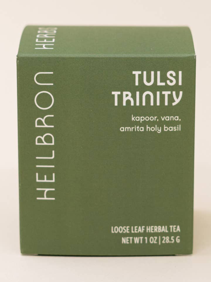 Tulsi Trinity Tea for wholesale by Heilbron Herbs
