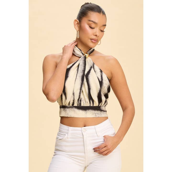TOP HALTER SAFARI pour la vente par Luxxel