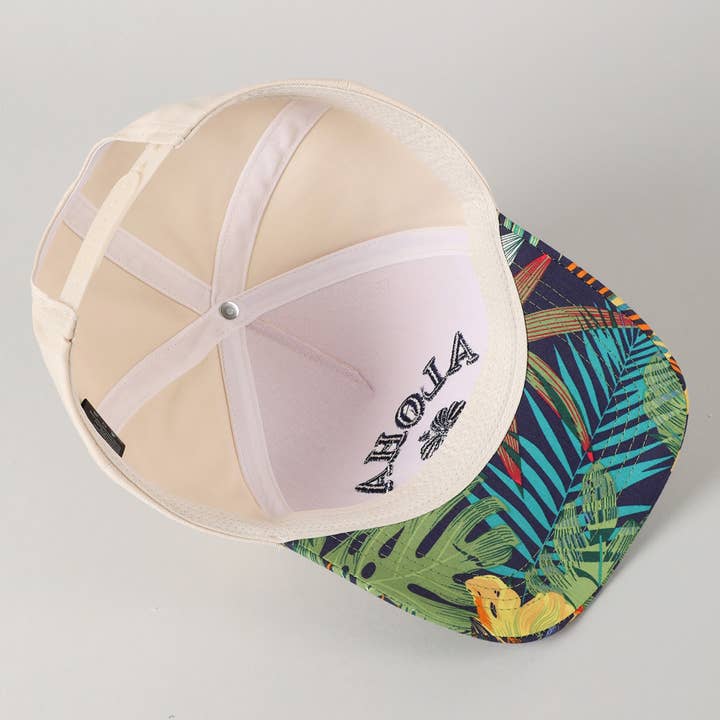 Fashion City - Wholesale Trucker Hat - Unisex - Aloha Tropical Design Embroidery Trucker Hat7