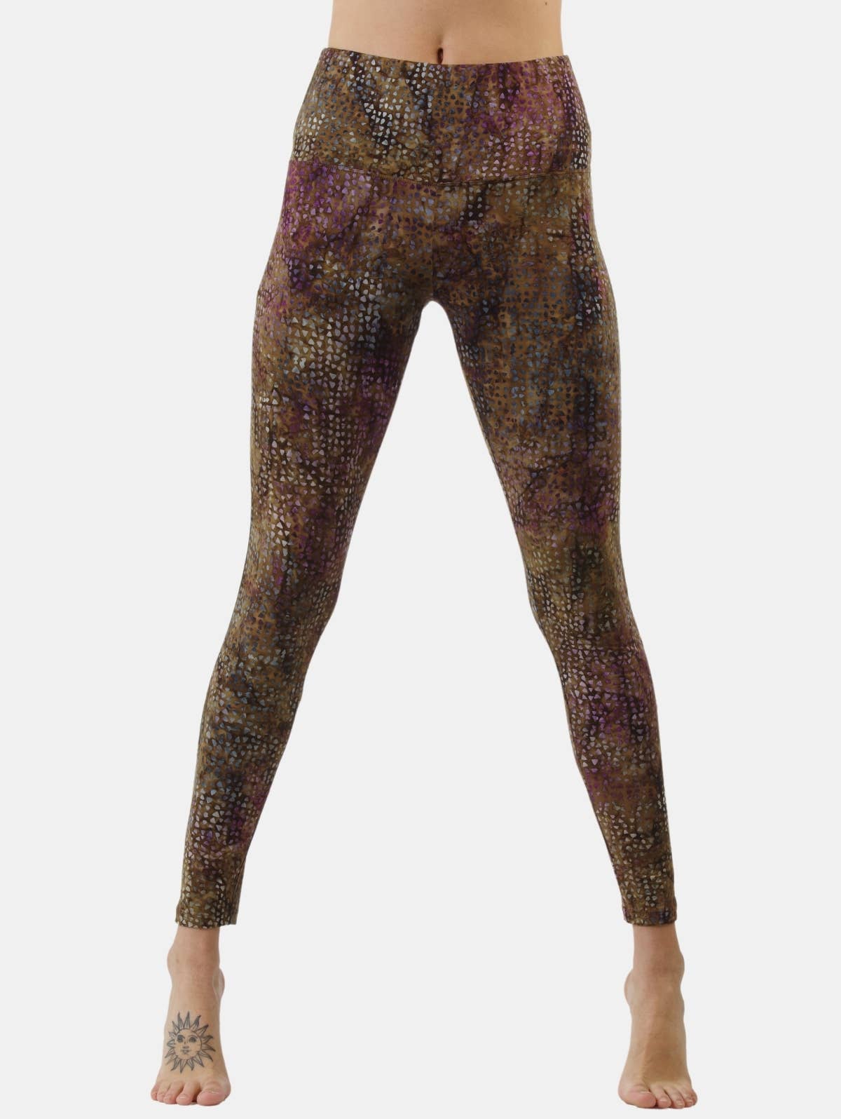 Hands To Hearts - Wholesale Fashion Leggings - Women's - Batik Long Leggings Mosaic1