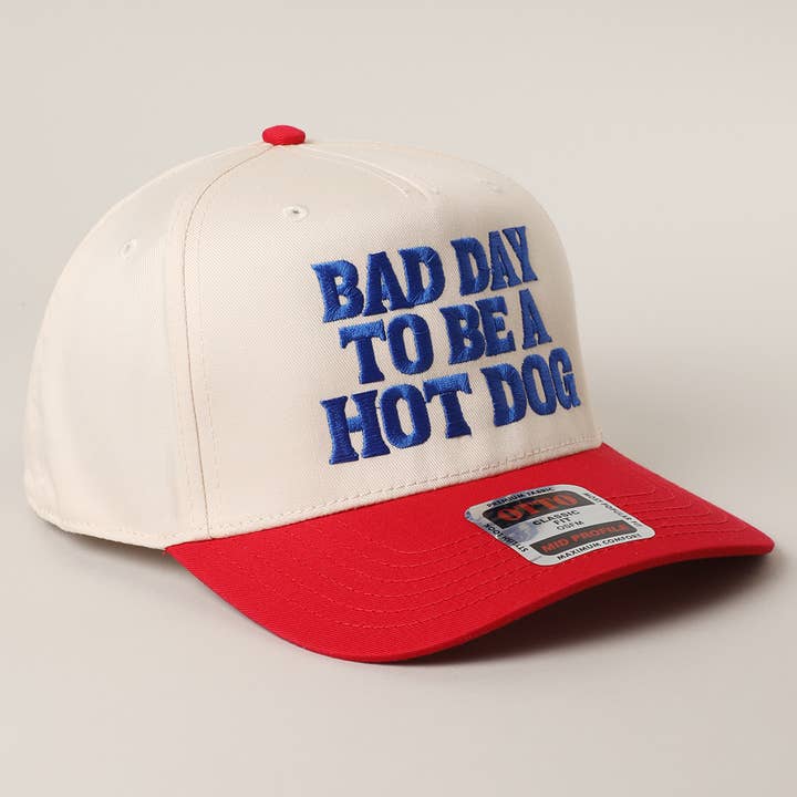 Fashion City - Wholesale Trucker Hat - Unisex - BAD DAY TO BE A HOT DOG Embroidered Trucker Hat 8