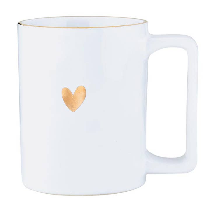 Santa Barbara Design Studio by Creative Brands - Wholesale Coffee Mug - Gold Foil Organic Mug - Holiday Love