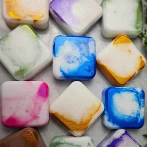 Mini Gemstone Soaps for wholesale by Bubble Republic