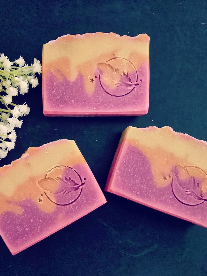 Solar Aura Artisan Soap / Mimosa & Neroli for wholesale by Raven Avenue Studio