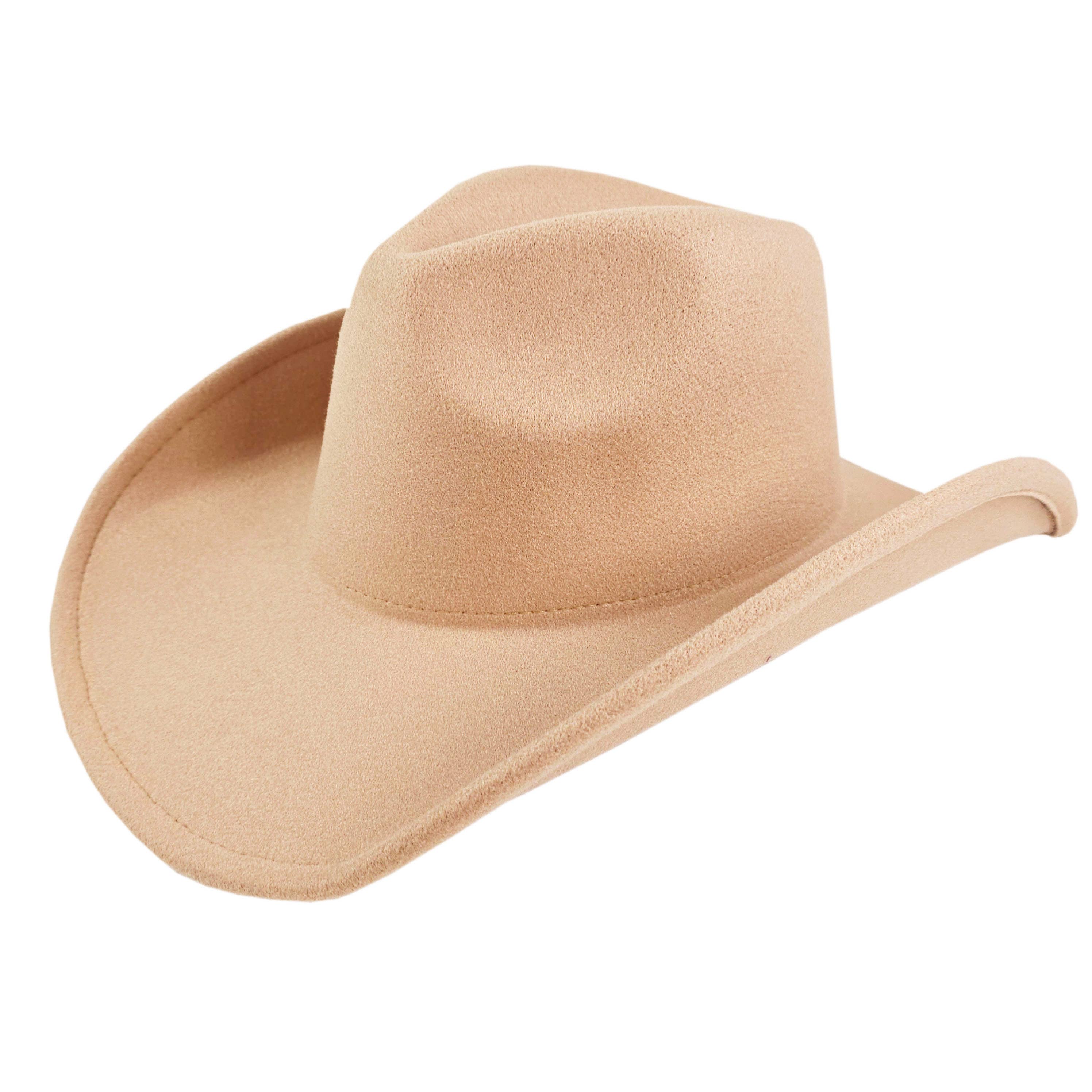 AdornWise - Wholesale Cowboy Hat - Unisex - Vegan Felt Classic Cowboy Hat – Adjustable & Durable13