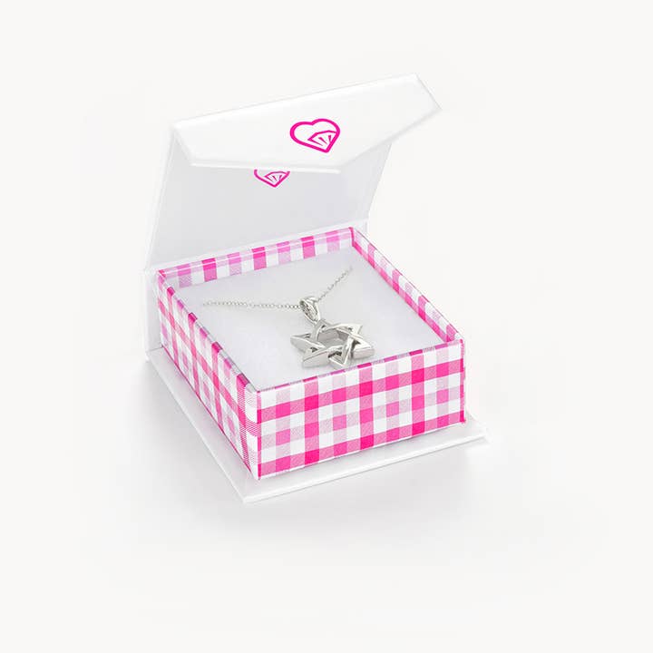 In Season Jewelry – wholesale Kids necklace – Kids – Star of David 16mm Children's Necklace - Sterling Silver