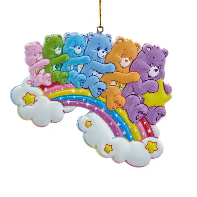 Kurt S. Adler, Inc. - Wholesale Ornament - 4.25" Resin 3D Printed Care Bears Ornament0