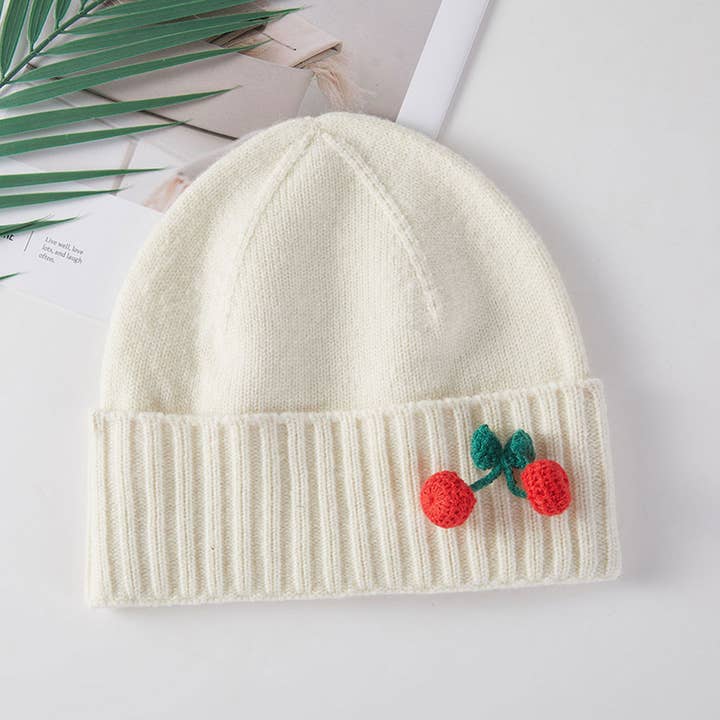 Sensibling Corp. - Wholesale Winter accessory set – women's - Cozy Cherry Accent Winter Beanie Gloves Set2