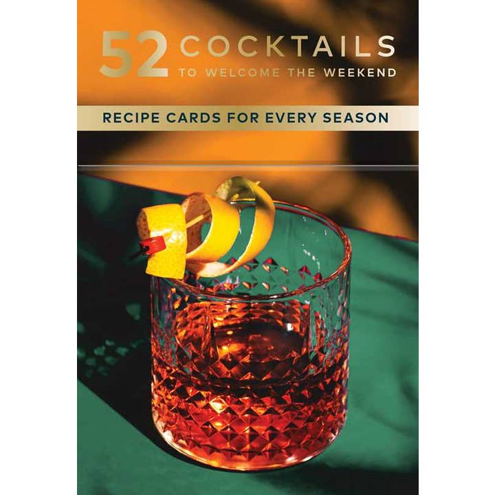 Simon & Schuster - Wholesale Book - Adult - 52 Cocktails to Welcome the Weekend by A.J. Dean