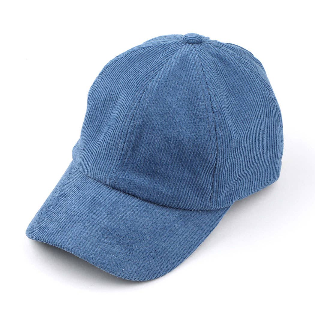 Fashion City - Wholesale Ponytail Cap - Women's - Corduroy Criss-Cross Pony Cap12