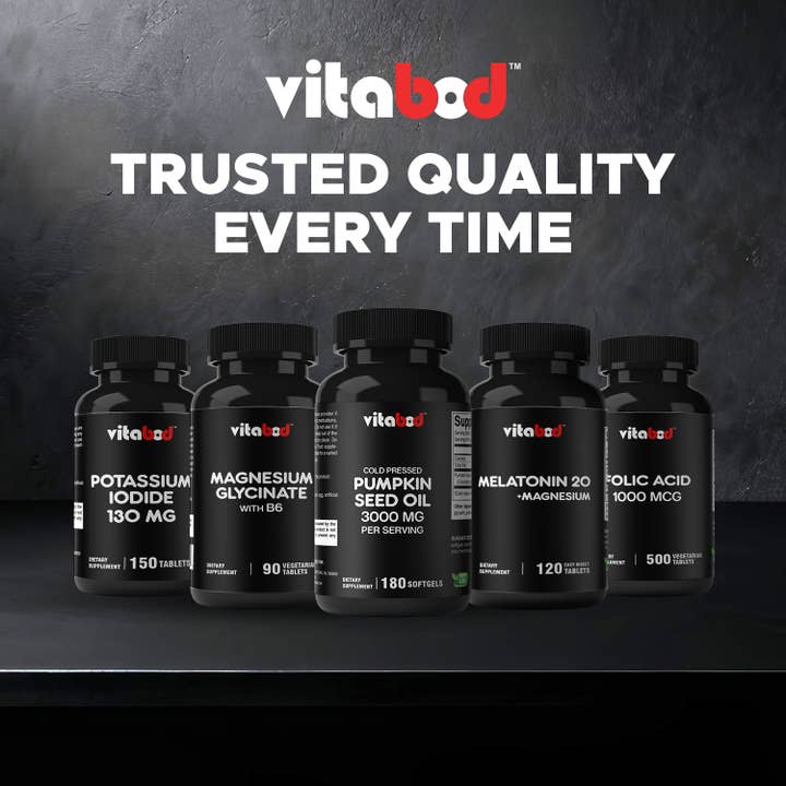 Vitamatic - Wholesale Oral Supplement/Vitamin - Vitabod | Pumpkin Seed Oil 3000mg | 180 Softgels5