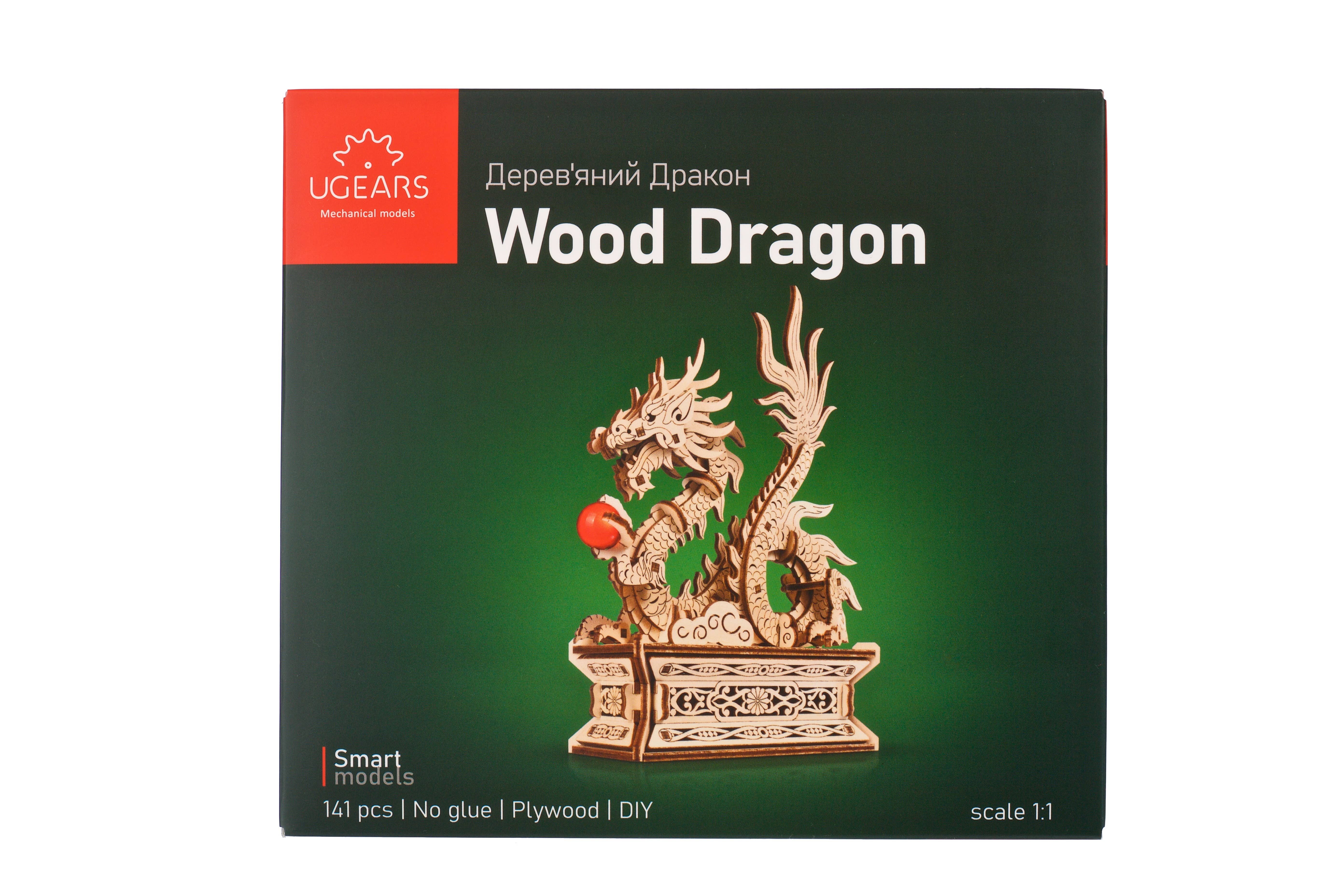 Ukidz LLC - Wholesale DIY Craft Kit - UGears Wooden Dragon -Wooden 3D Puzzles - DIY2