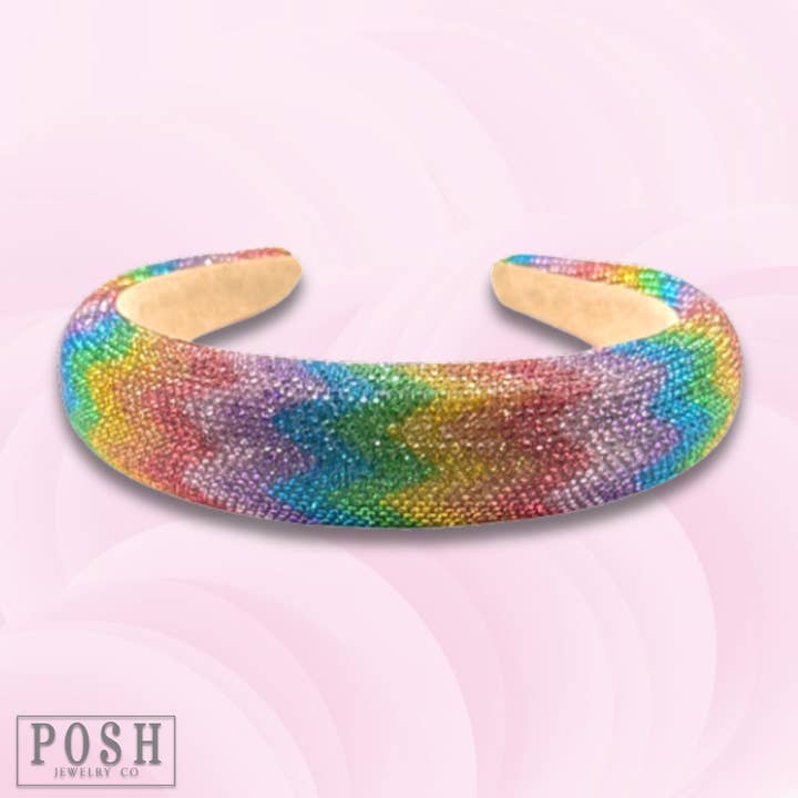 Multicolore Cerchietto con strass multicolore, ultima chiamata in vendita all'ingrosso su Faire