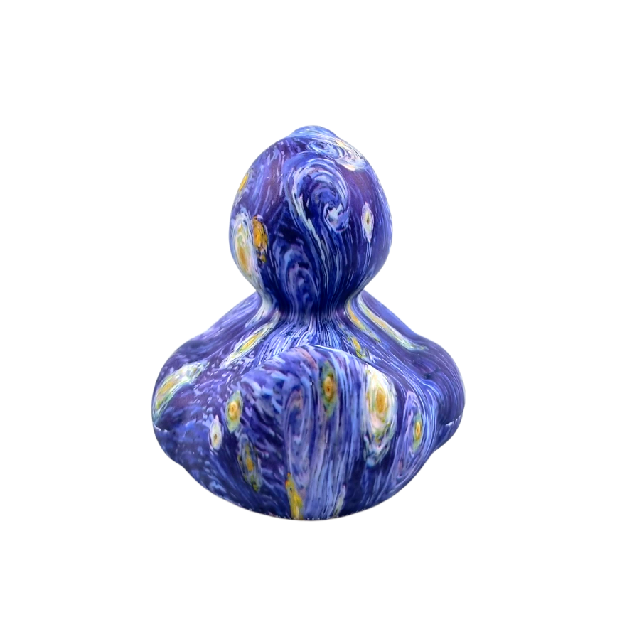 TRAAGOODS.COM - Vente Jouet pour le bain – bébé - Canard en caoutchouc « Nuit étoilée » - Van Gogh2