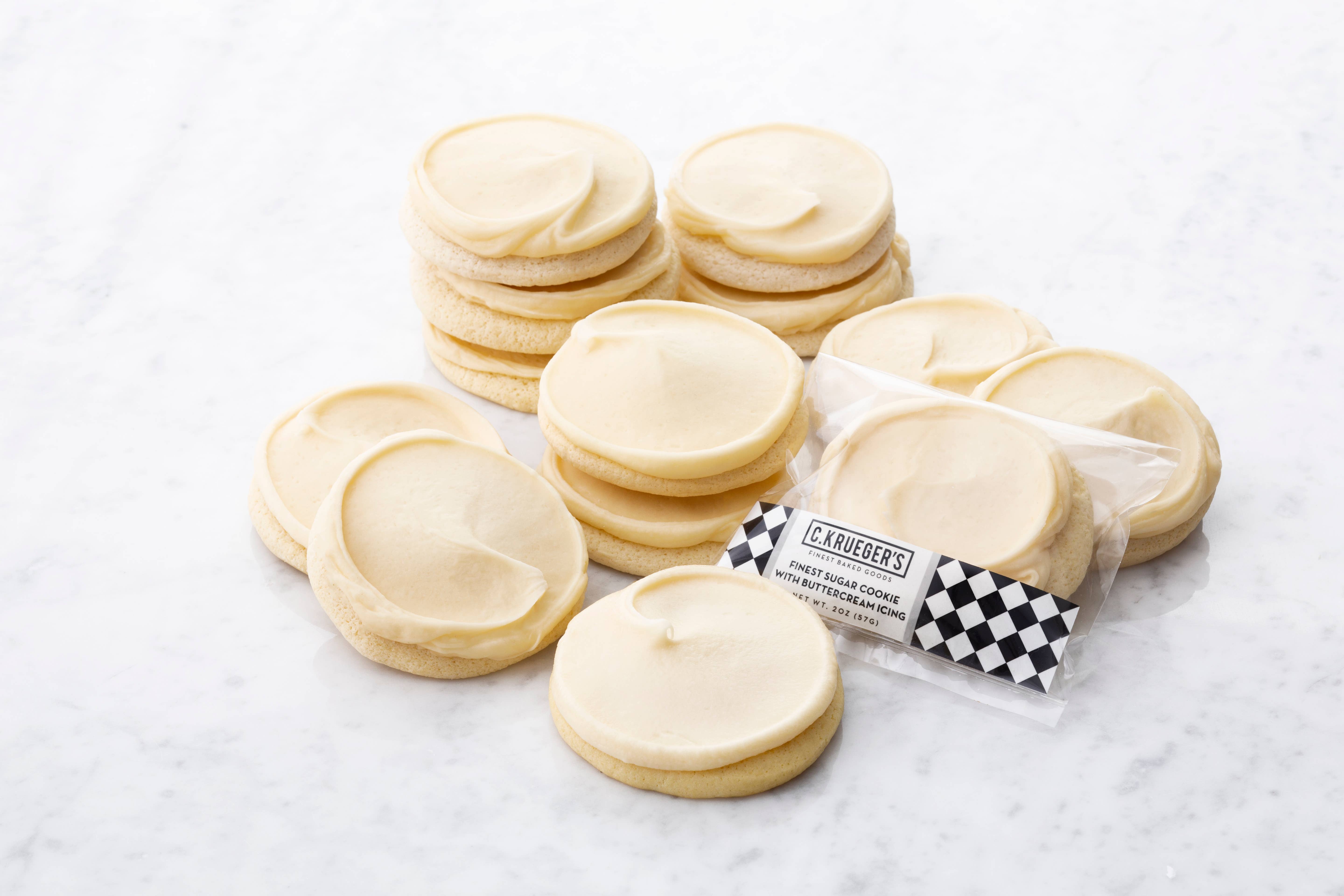 C. Krueger's – wholesale Biscuit – Sugar Cookie with Buttercream Icing 2.25oz2