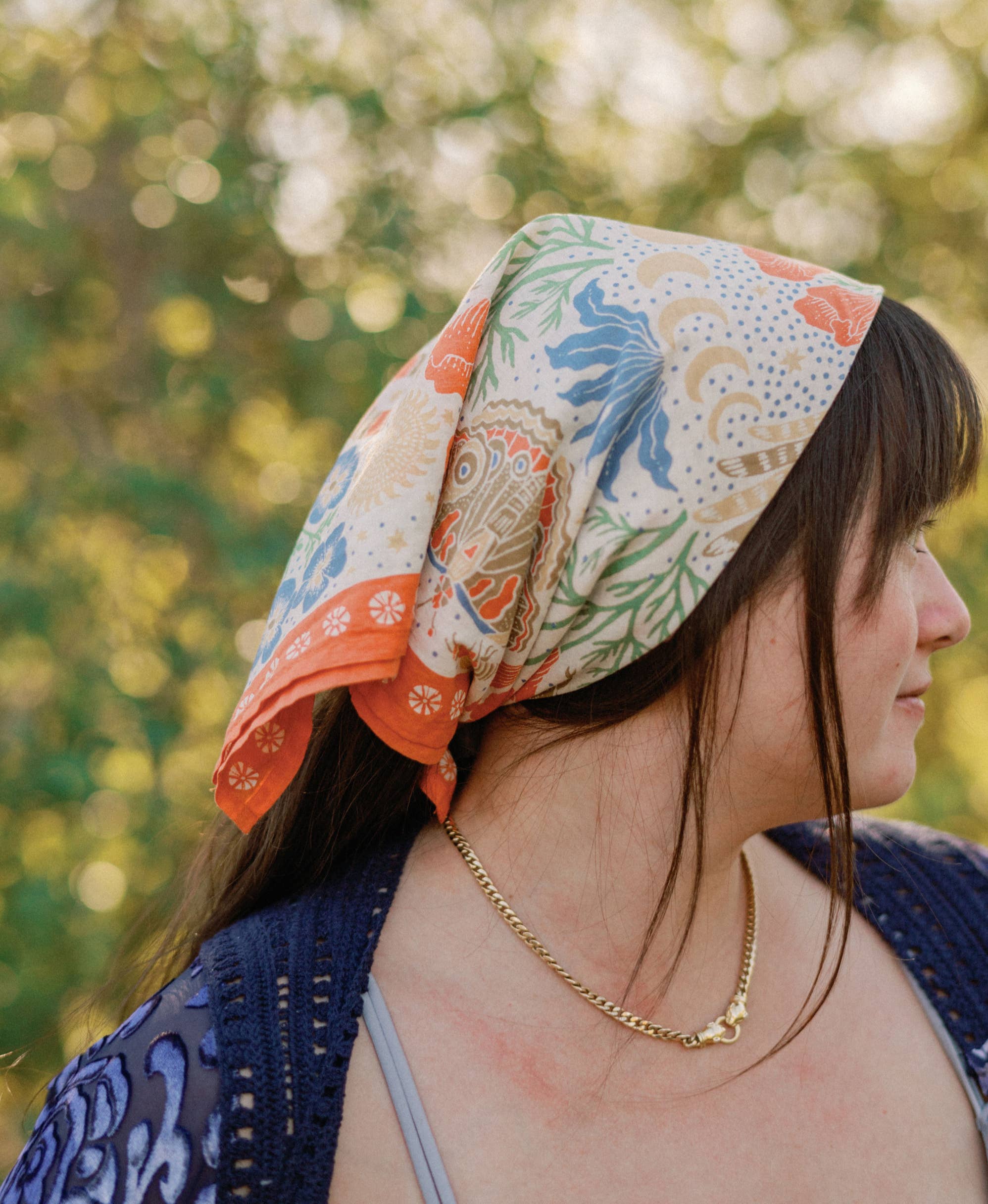 Lili Arnold - Wholesale Bandana - Women's - Lightweight Organic Cotton Bandana5