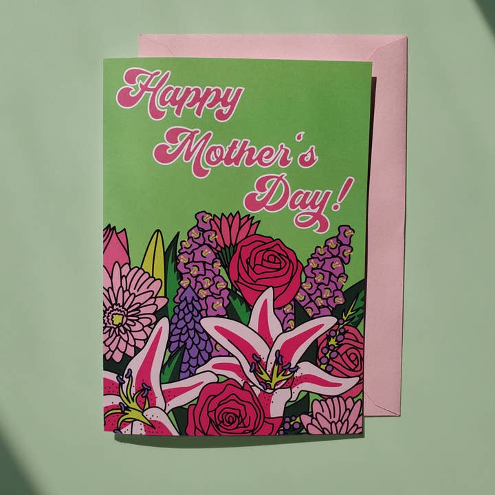 Carte Fête des Mères Fleurs pour la vente par Brianna Gardocki Art