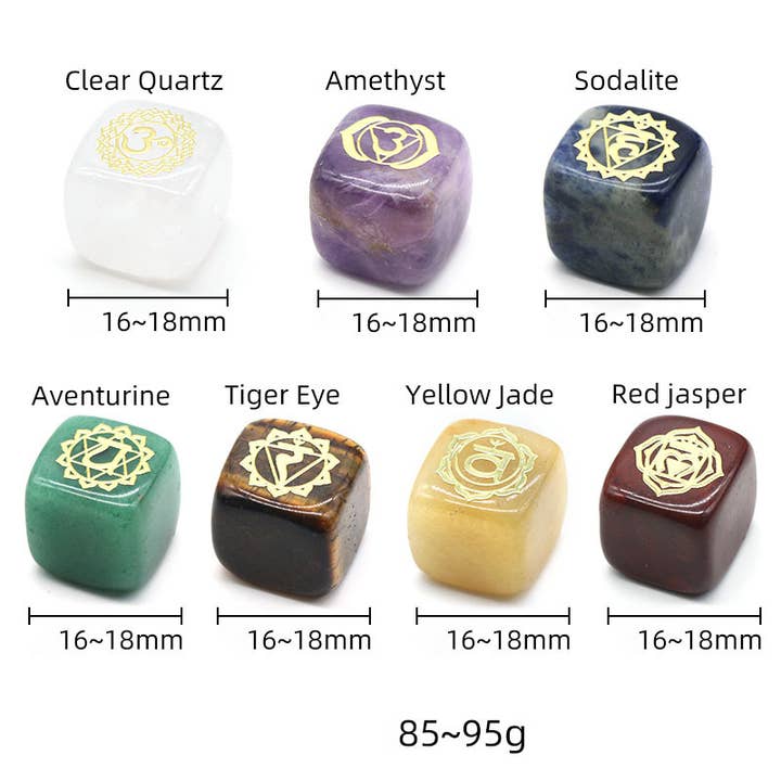 Gemcohub - Vente Pierre et cristal de spiritualité - Ensemble de pierres naturelles en agate cristalline 7 blocs irréguliers12