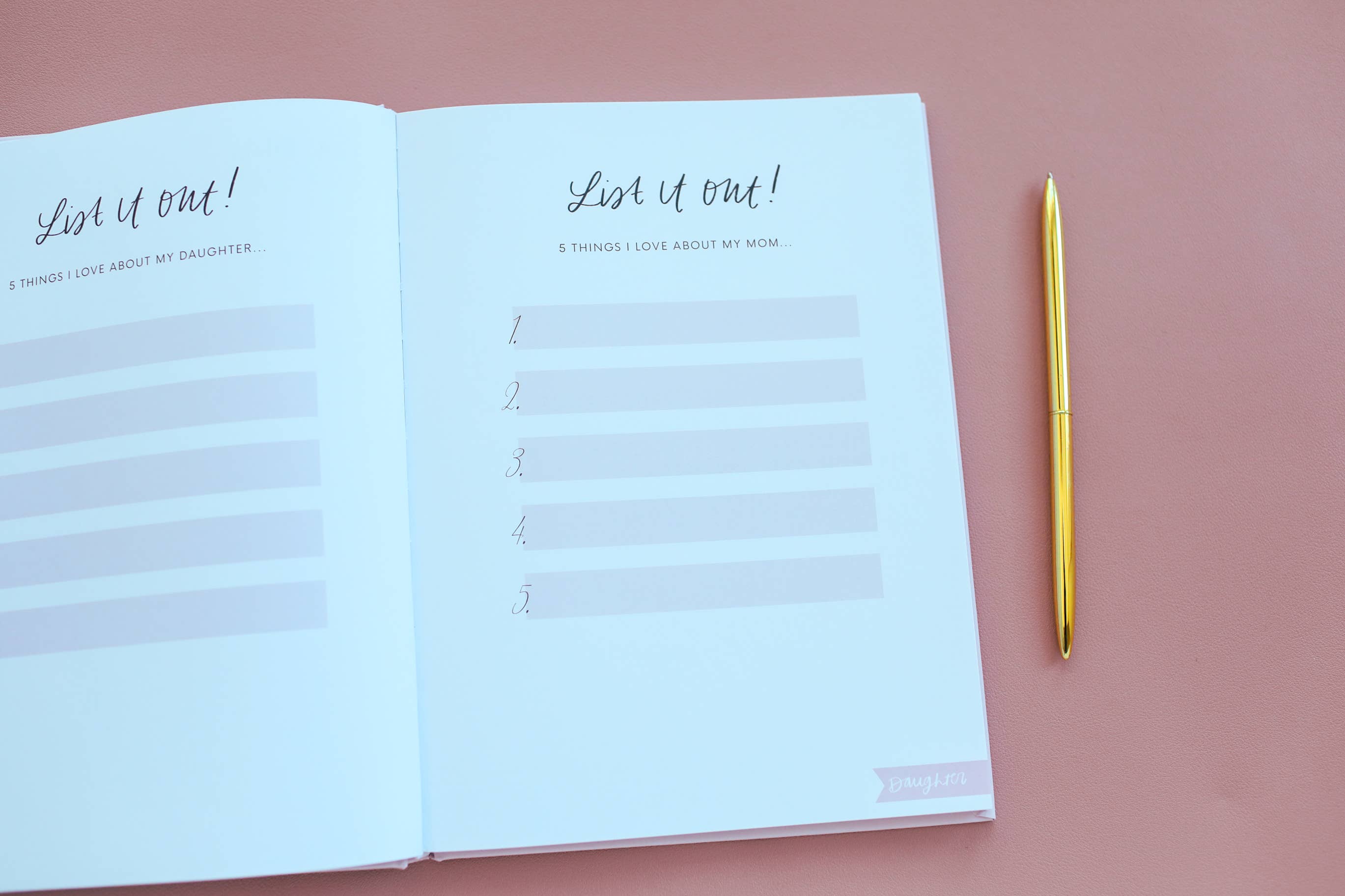 Paper Peony Press - Wholesale Journal/Diary - Heart to Heart: Mother Daughter Journal2