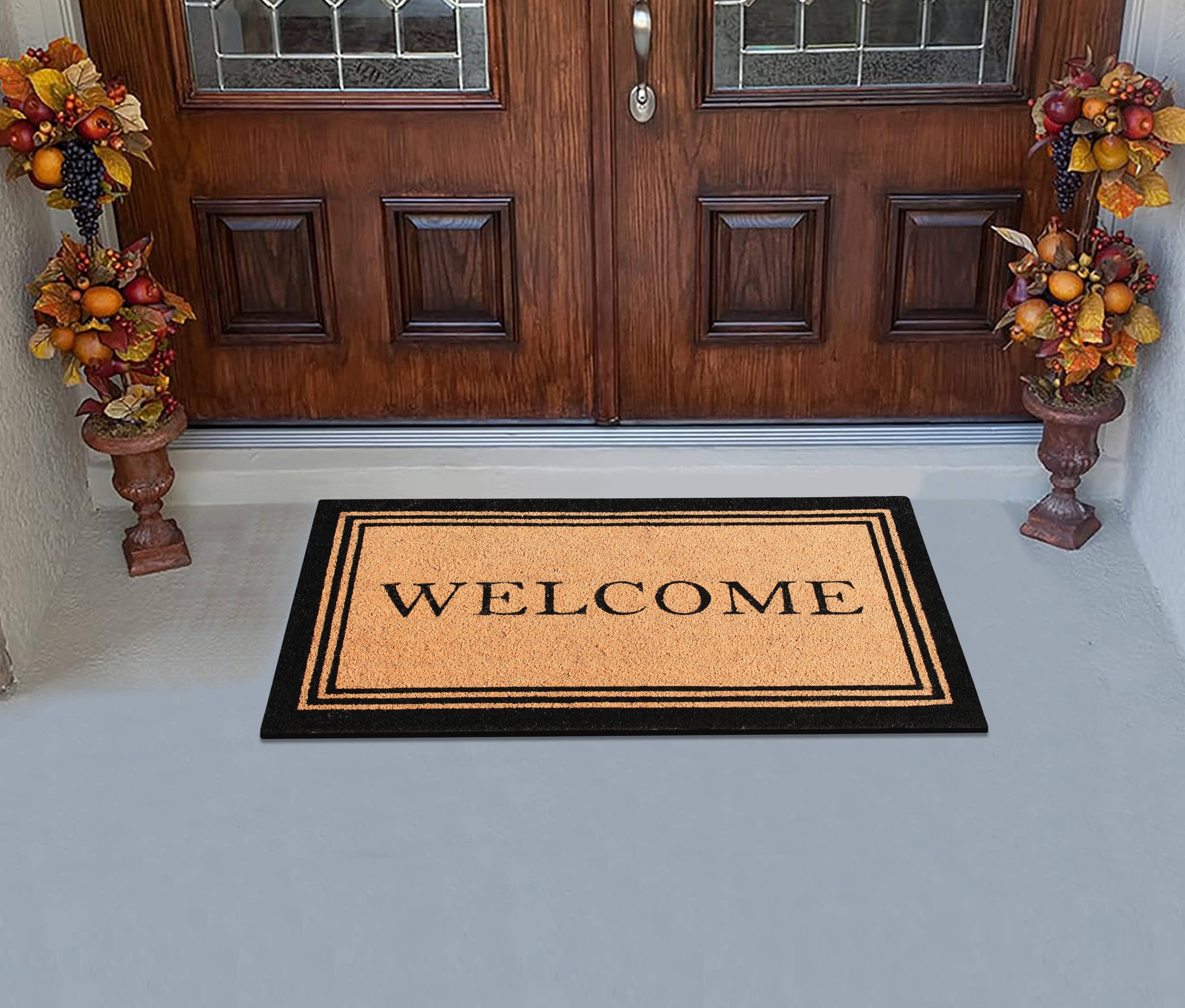 A1 home collections – Capacho por atacado – Tapetes de entrada de boas-vindas A1HC, tapetes de porta grandes duráveis10