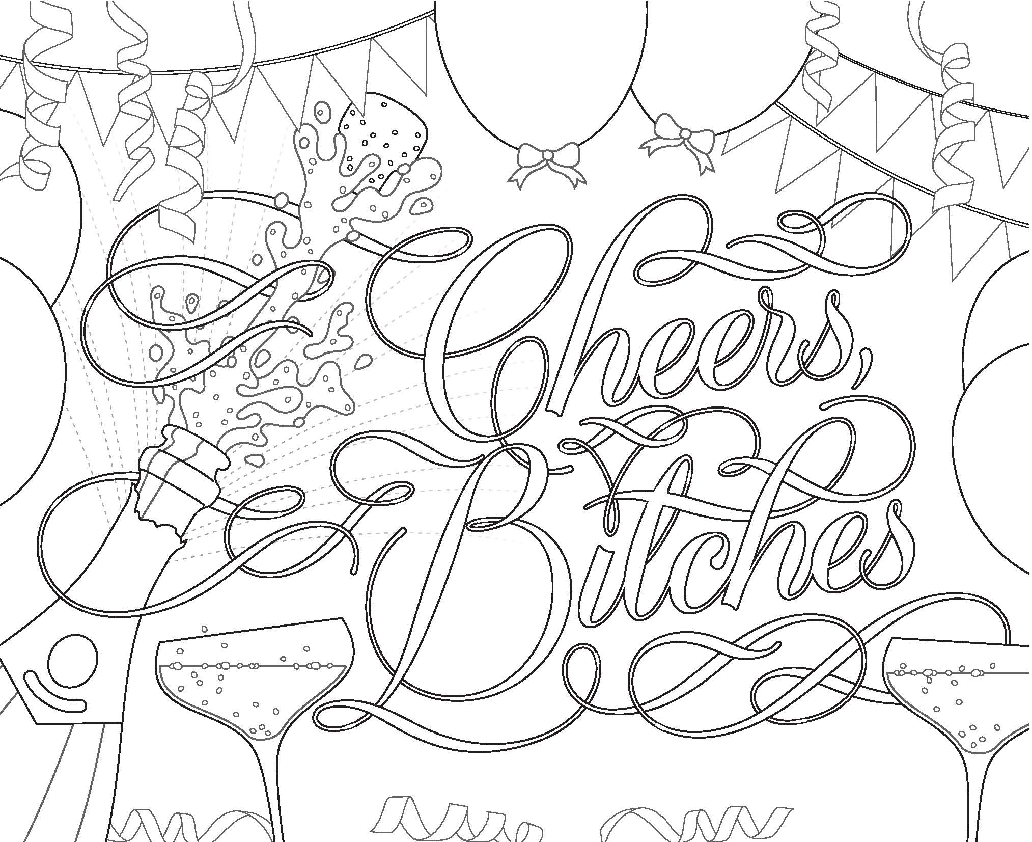 Chronicle Books - Wholesale Coloring & Activity Book - Adult - Fucking Awesome Coloring Book2