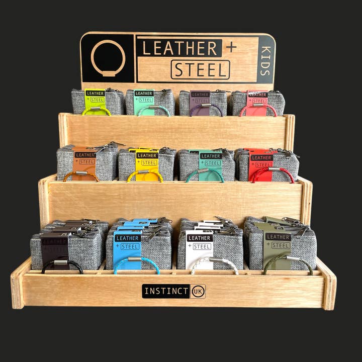 Kids Leather Bracelet Collection for wholesale by Instinct UK