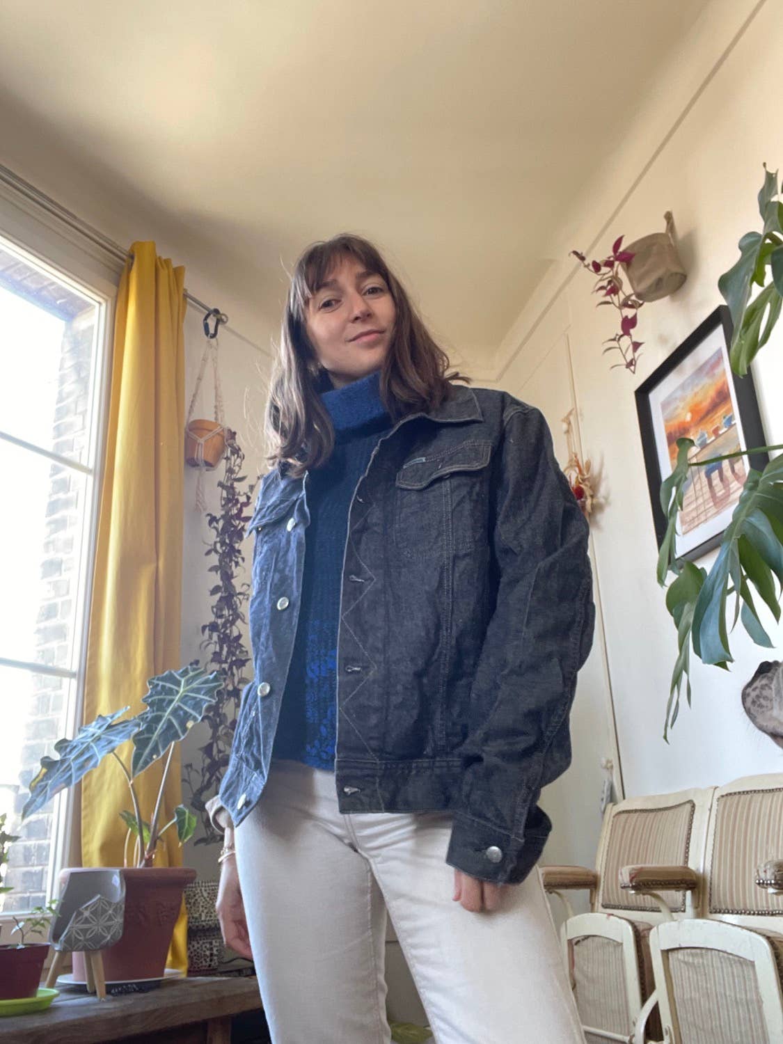 Jamais Sans Lui & Les Seins Nus - Wholesale Denim Jacket - Women's - Frida Rainbow Jacket2