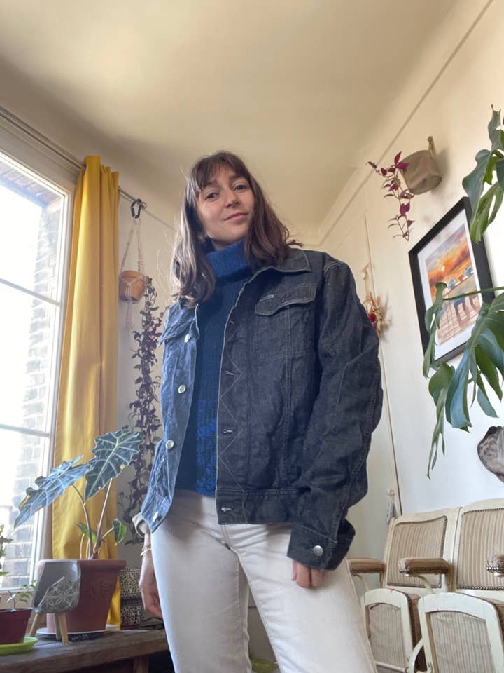 Jamais Sans Lui & Les Seins Nus - Wholesale Denim Jacket - Women's - Frida Rainbow Jacket2