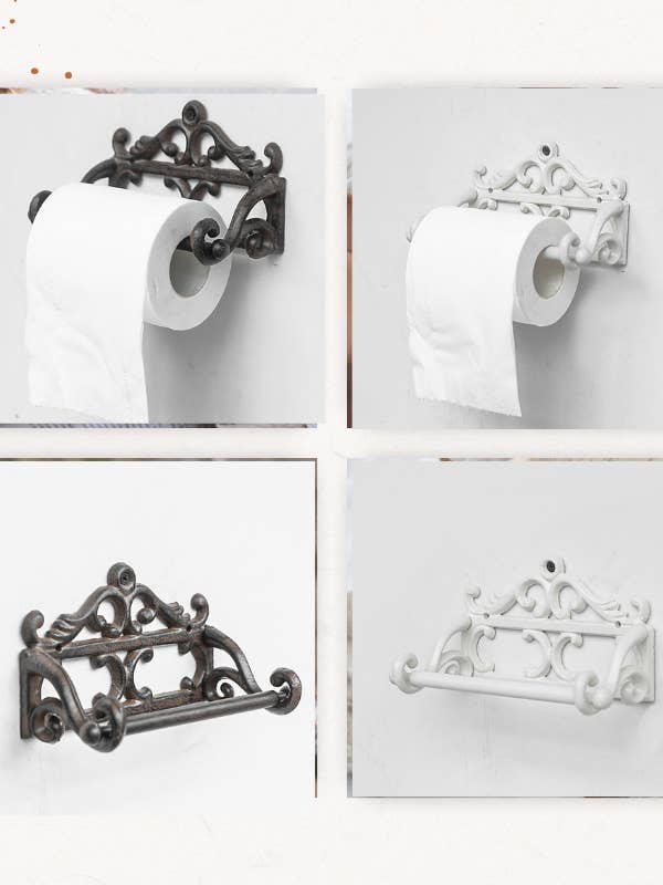 Porta carta igienica in ghisa per la vendita all'ingrosso da parte di Vagabond Vintage