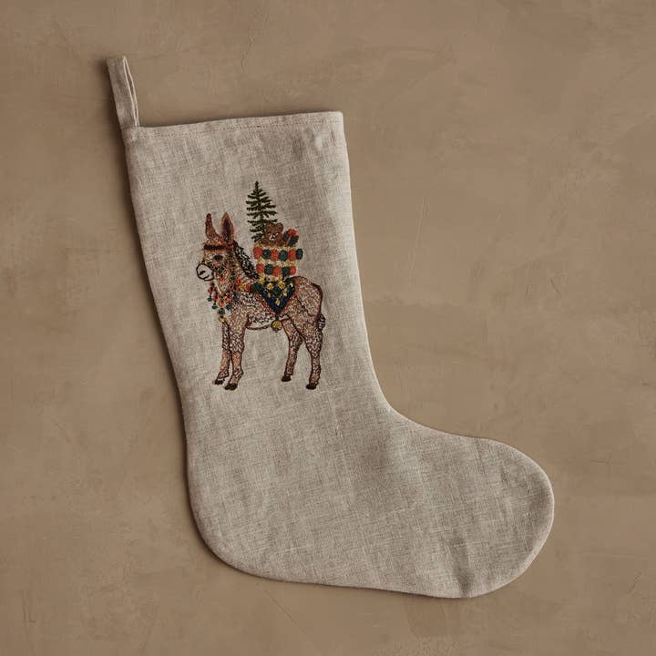 Calza Piccola Asinello di Natale per la vendita all'ingrosso da parte di Coral & Tusk