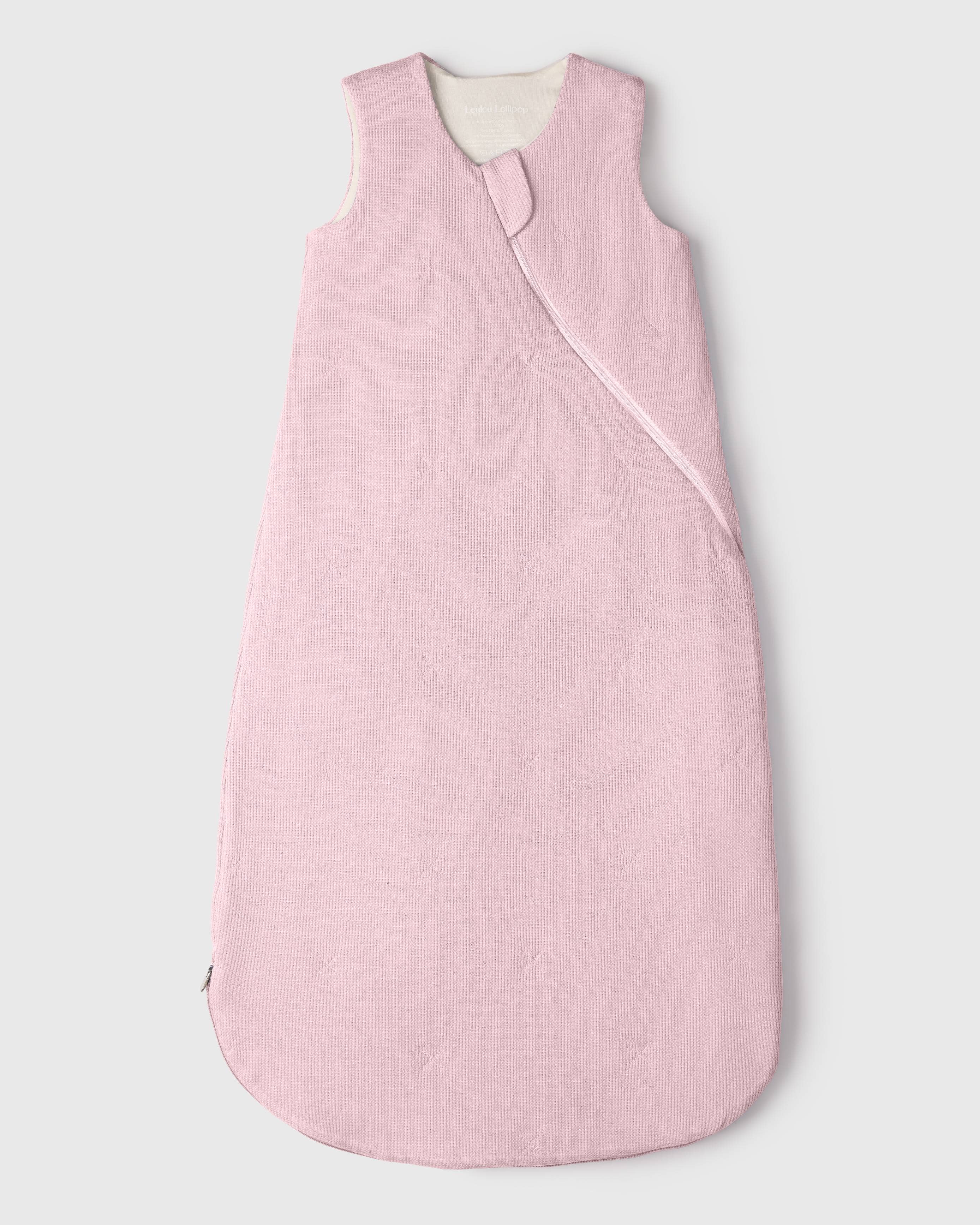Loulou Lollipop - Wholesale Sleepsack - Baby - Waffle Sleep Bag 1.0 TOG - Blush Pink0