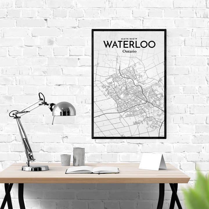 OurPoster.com - Wholesale Poster - Waterloo City Map Poster47
