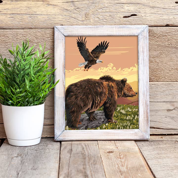 Amigos del Arte Salvaje Impresión para venta al por mayor de WE Travel Art