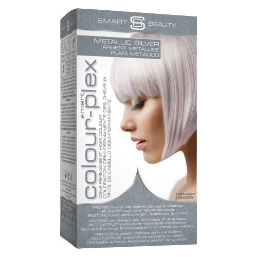 Smart Beauty Shop - Wholesale Hair Dye - Metallic Silver Demi Permanent Hair Dye with added Plex  | VEGAN3